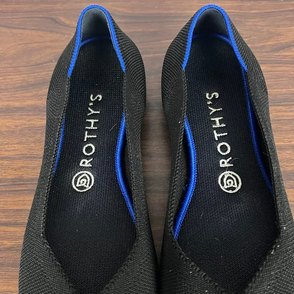 Rothy's Womens 9 Minimalist Sustainable Staple Career The Daily Knit‎ Flats